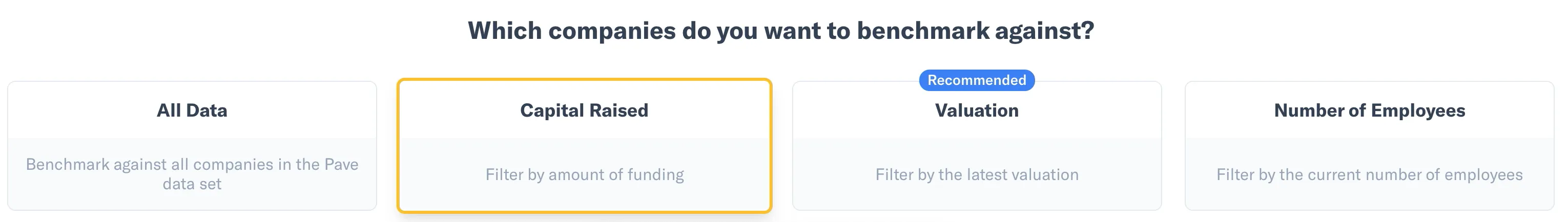 Screenshot: Pave allows you to…